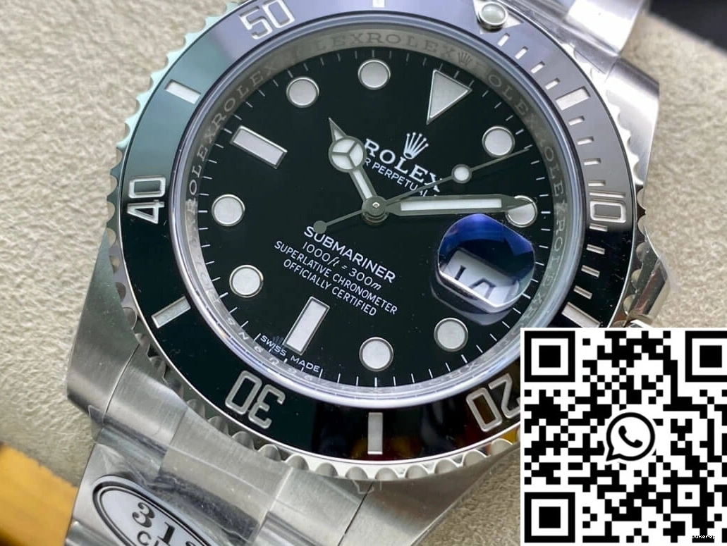 Trendsetting 116610LN-97200 Black Clean 1234 Factory Rolex Dial Submariner V4 0821